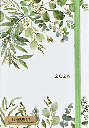 Peter Pauper 2026 16-Month Agenda | Eucalyptus