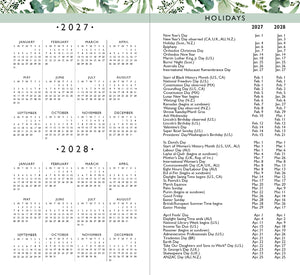 2027-28 Peter Pauper 2-Year Pocket Planner | Eucalyptus