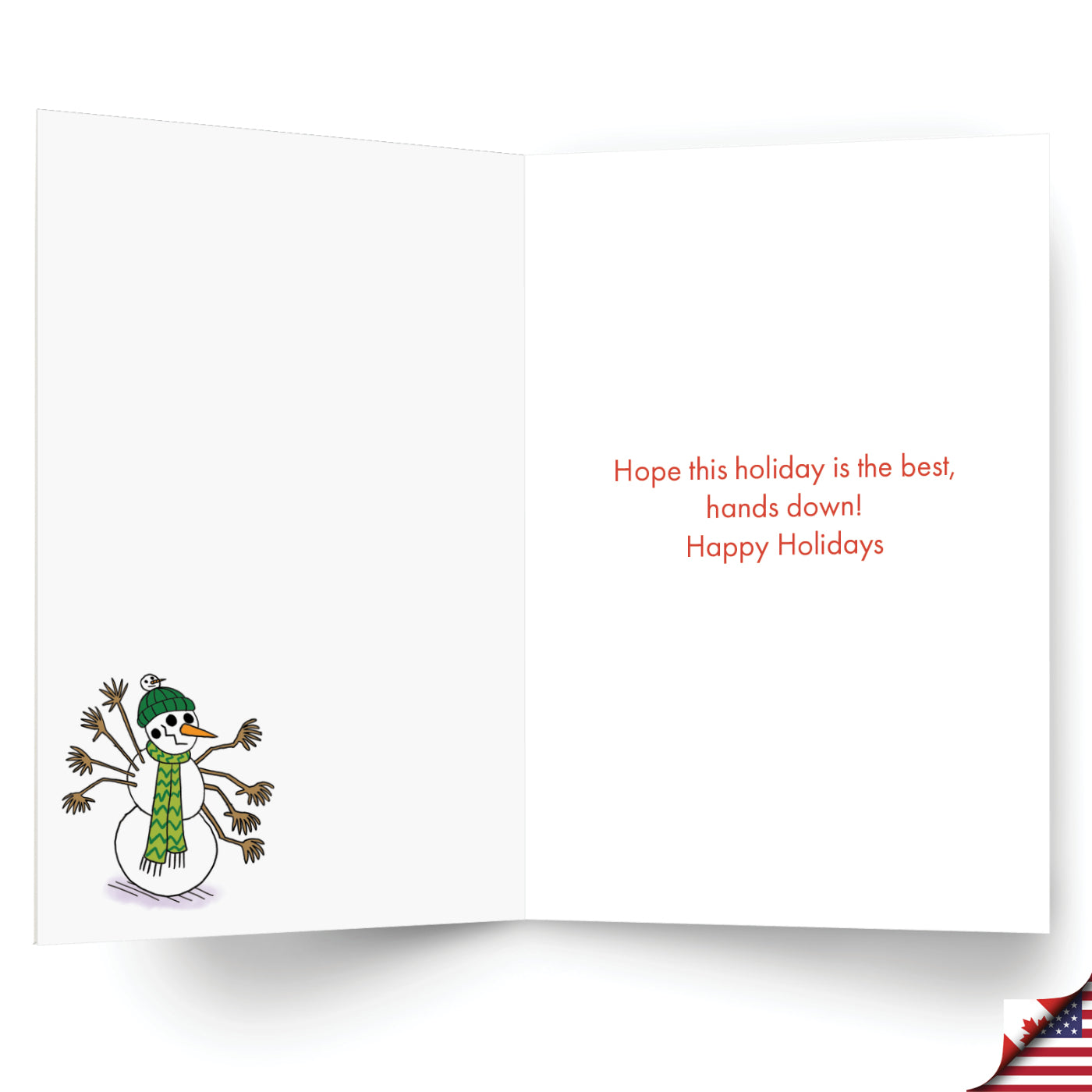 Extra Fingers Christmas Card