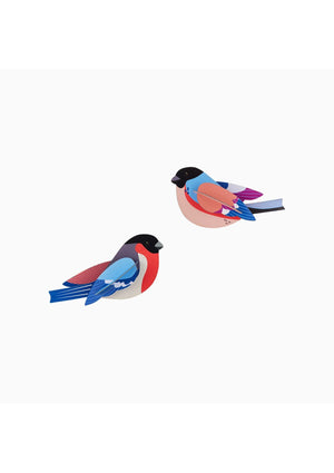 Finches Garden Birds 3D Wall Art