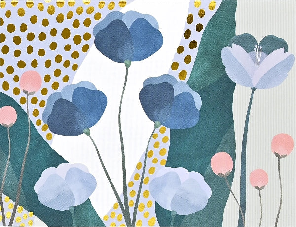 Premium  Floral Thank You Notecards