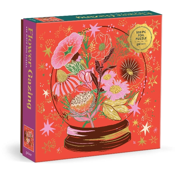 Galison 500 Piece Puzzle | Flower Gazing