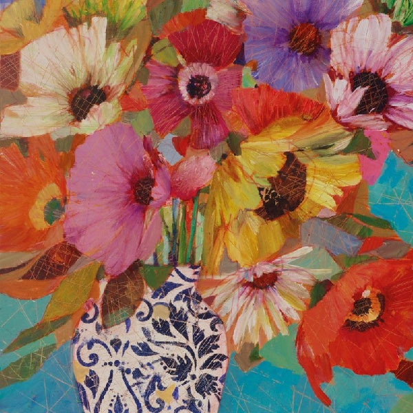 Flowers For Hope Blank Art Card