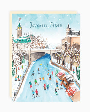 Assorted Boxed French Ottawa Holiday Cards | Set of 8