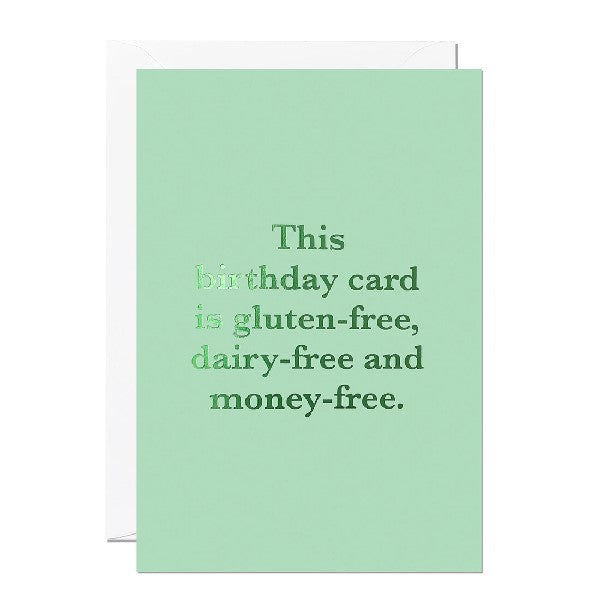Money-Free Birthday Card