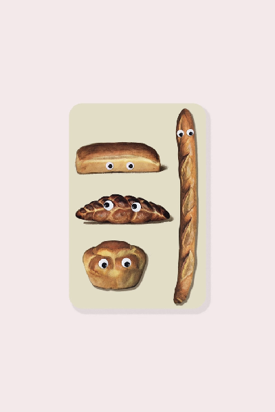 Stay Home Club Vinyl Sticker | Googly Bread