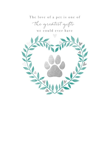 The Greatest Pet Sympathy Card