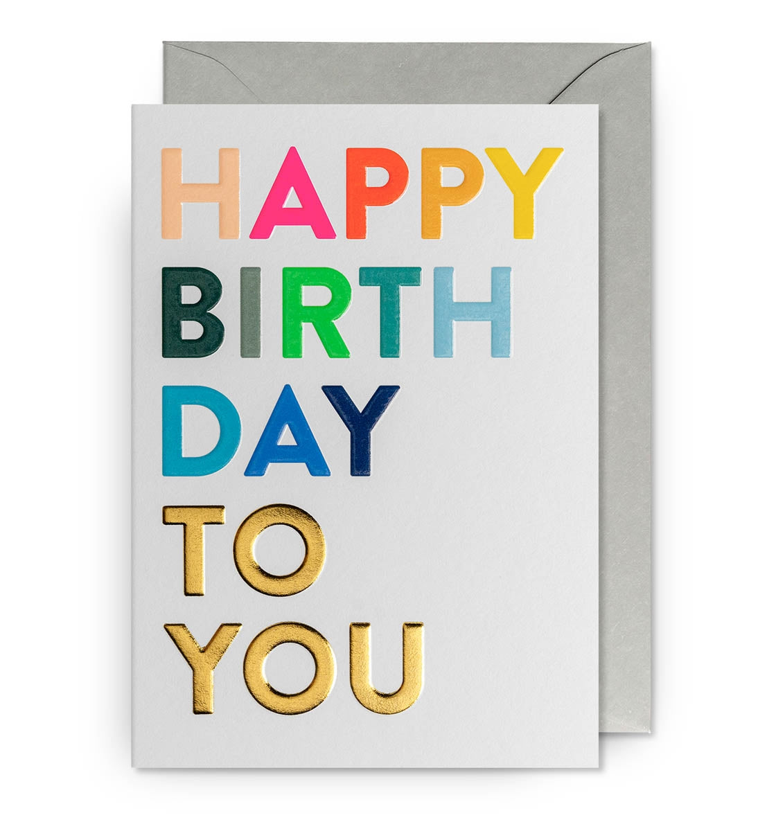 Colourful Happy Birthday Card
