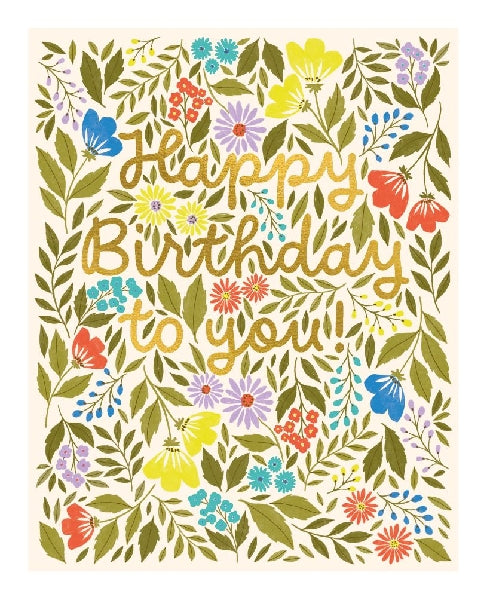 Happy Birthday To You Birthday Card