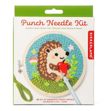 Hedgehog Punch Needle Kit