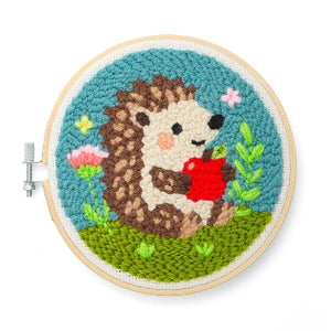Hedgehog Punch Needle Kit