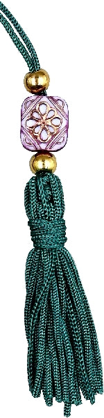 Highland Cow Beaded Tassel Bookmark