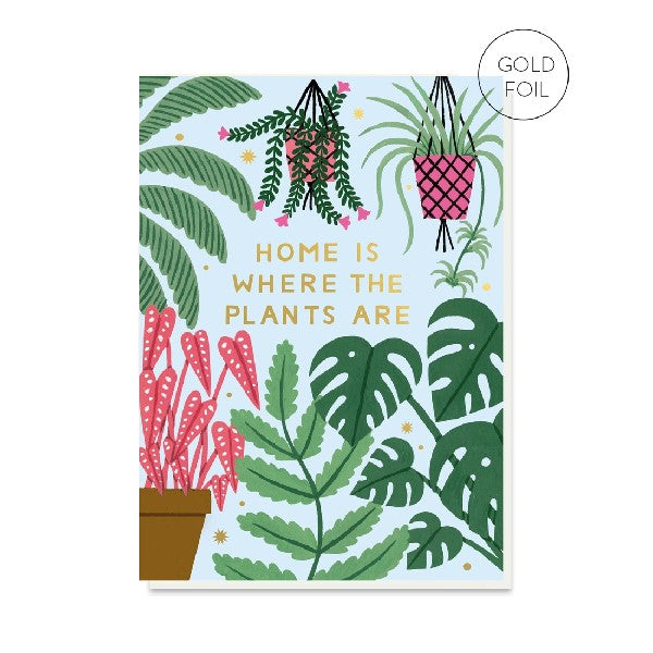 Home And Plants New Home Card