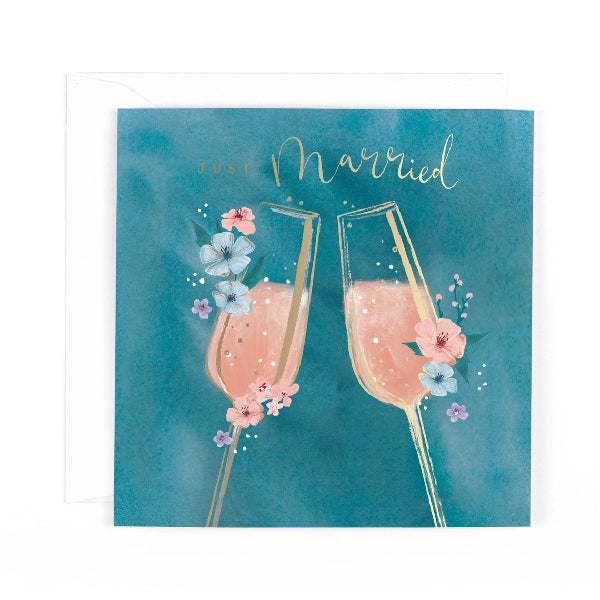 Just Married Wedding Card