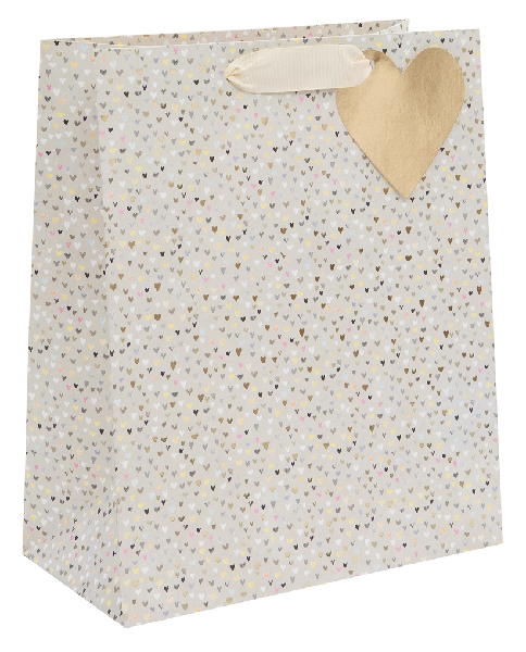 Large Hearts Gift Bag