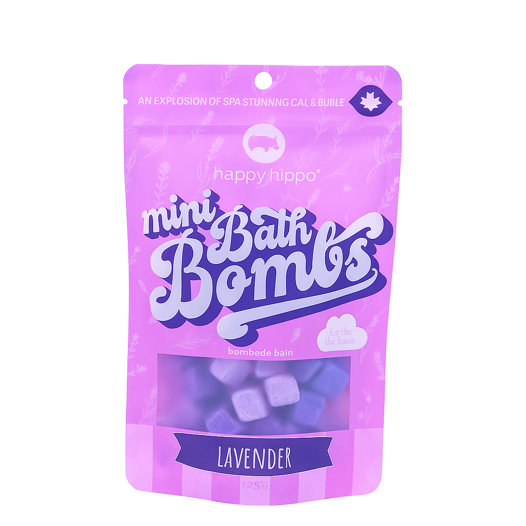 Happy Hippo Bath Co. | Lavender Mini Bath Bombs