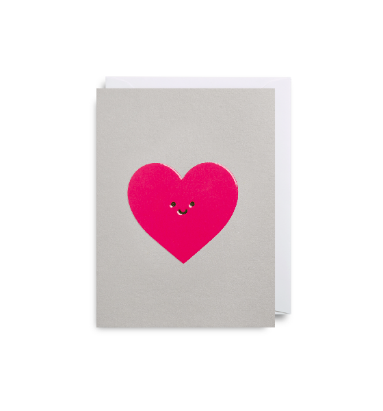 Little Pink Heart Mini Love Card