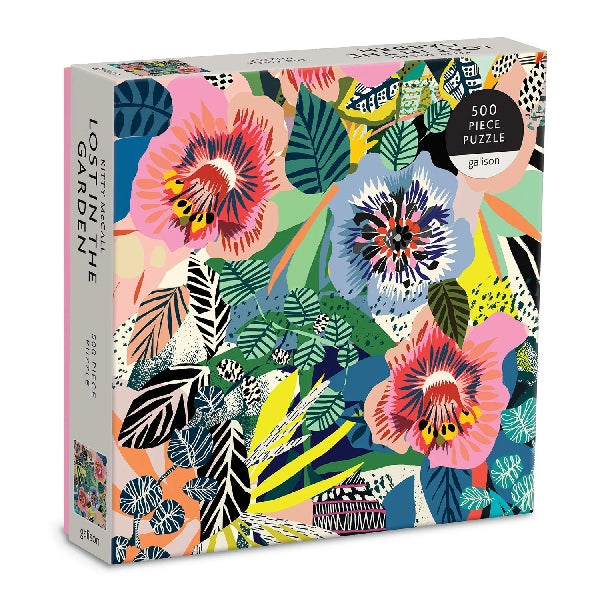 Galison 500 Piece Puzzle | Lost In The Garden