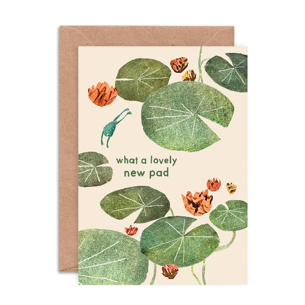Lovely New Pad New Home Card