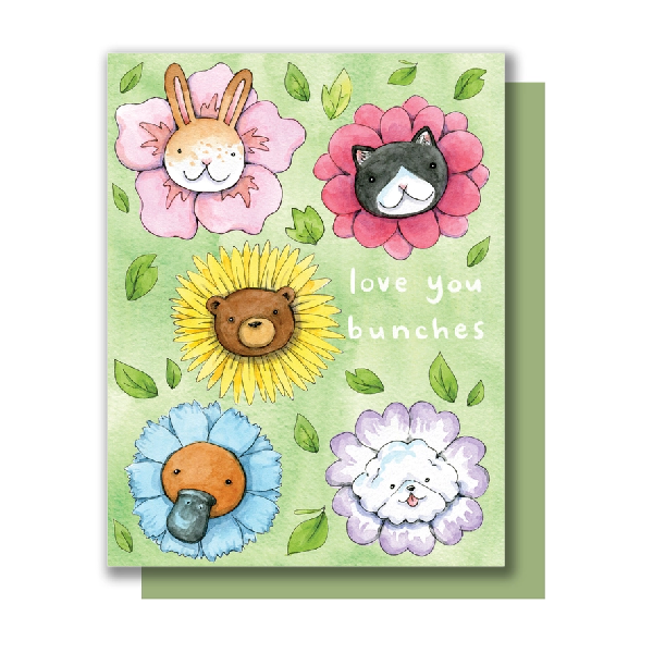 Love You Bunches Card