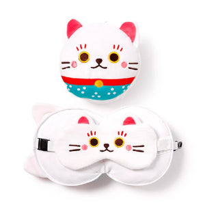 Relaxeazzz Kids & Adult Travel Pillow | Lucky Cat