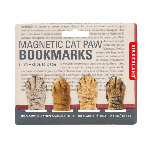 Magnetic Cat Paw Bookmarks