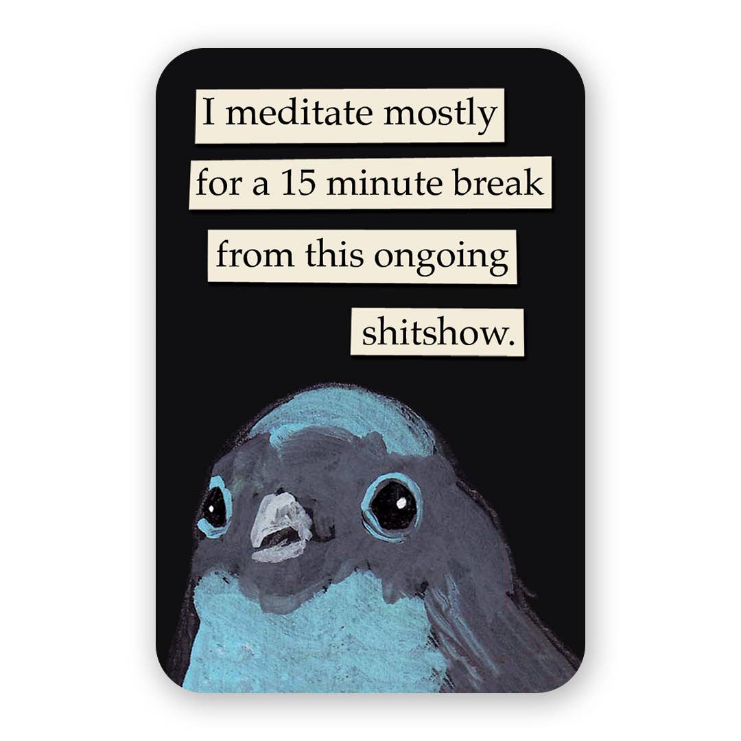 Meditate Sticker