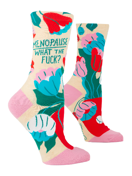 Blue Q Women's Crew Socks | Menopause