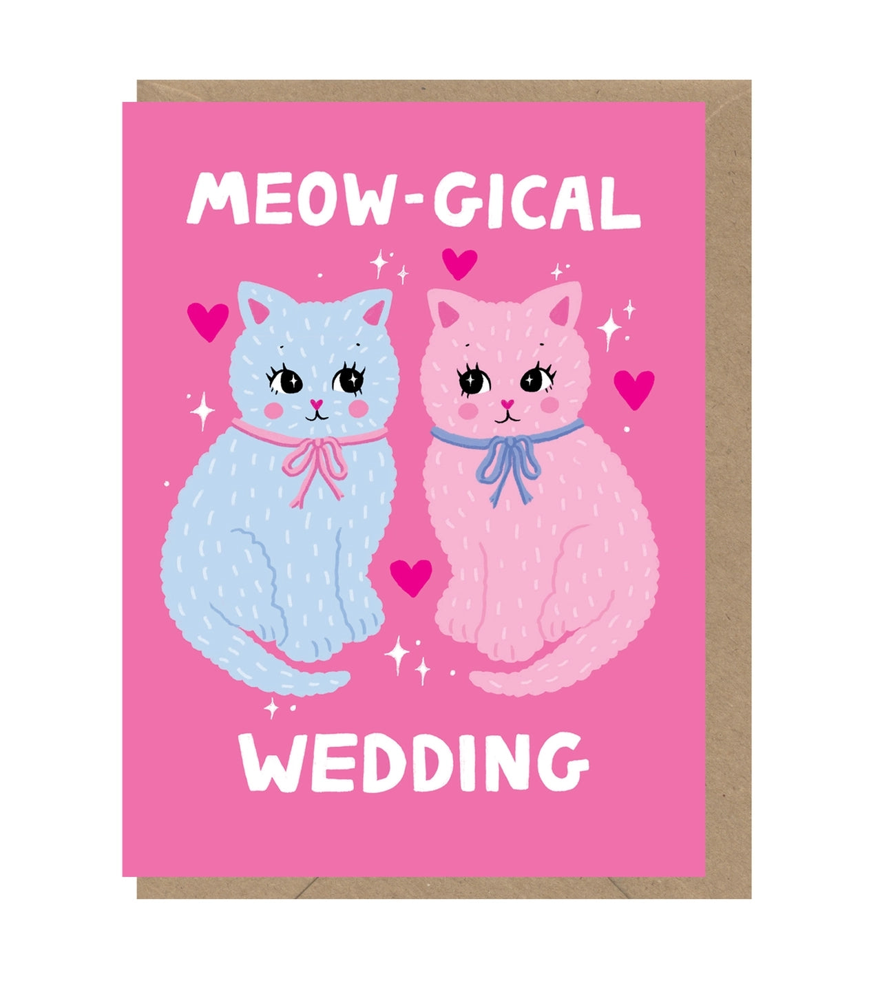 Meow-gical Wedding Card
