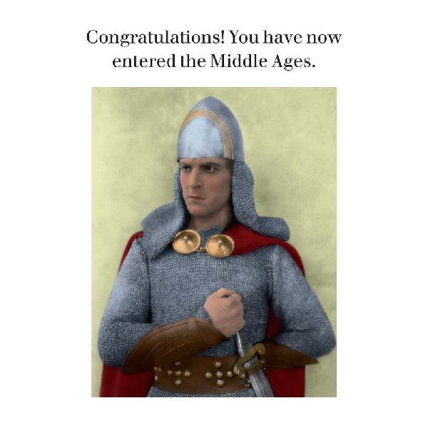 Middle Ages Birthday Card