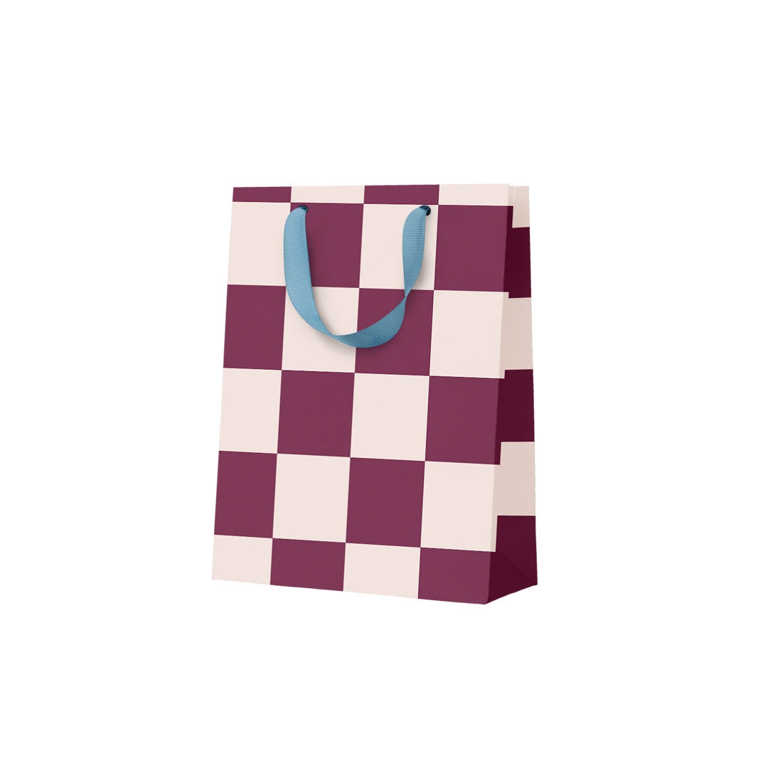 Mini Checkerboard Gift Bag