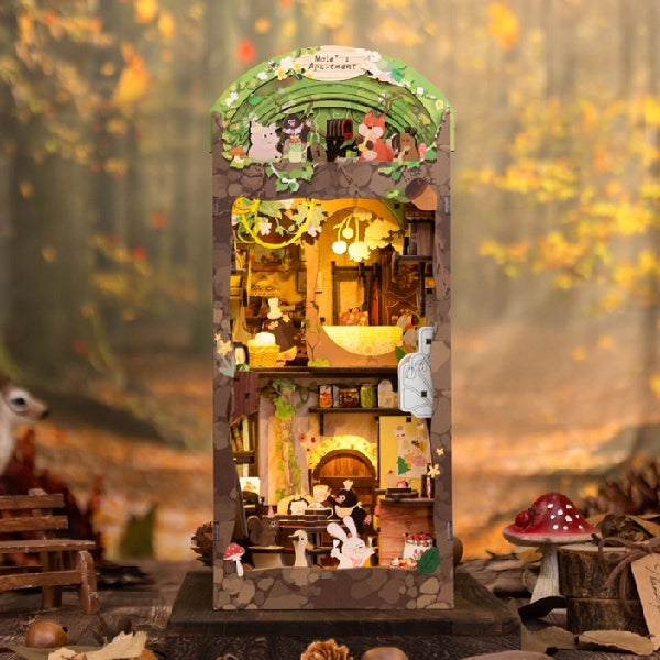Miniature Diy Kit Book Nook | Mole's Apartment