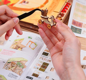 Miniature Diy Kit Book Nook | Mole's Apartment