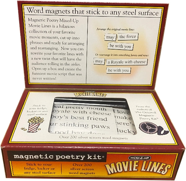 Magnetic Poetry Kit | Movie Lines