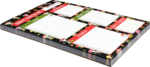 Mushrooms Daily Planner Pad