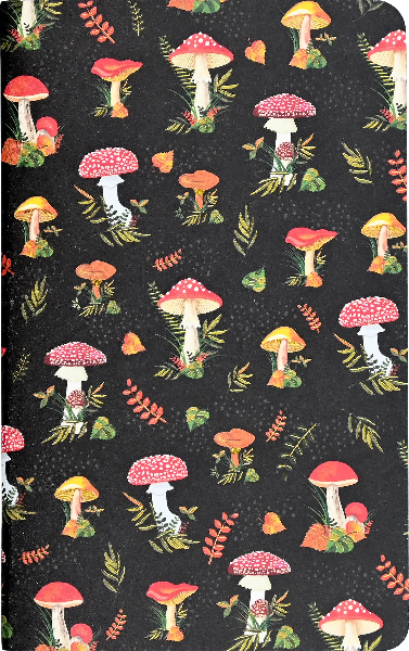 Set of 3 Mushrooms Jotter Notebooks
