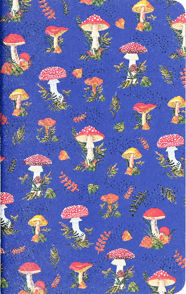 Set of 3 Mushrooms Jotter Notebooks