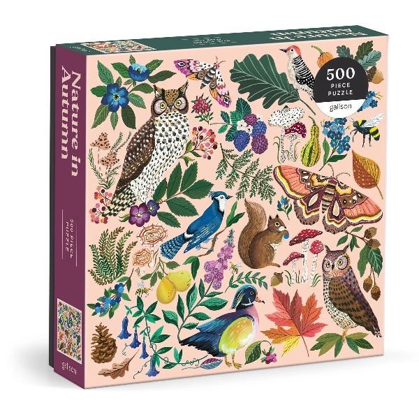 Galison 500 Piece Puzzle | Nature In Autumn