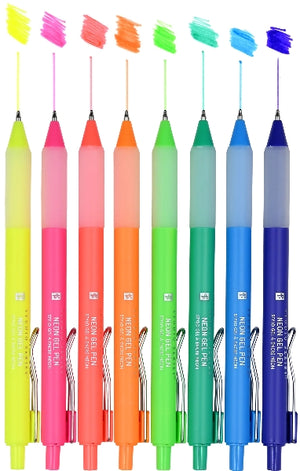 Neon Gel Pen Set