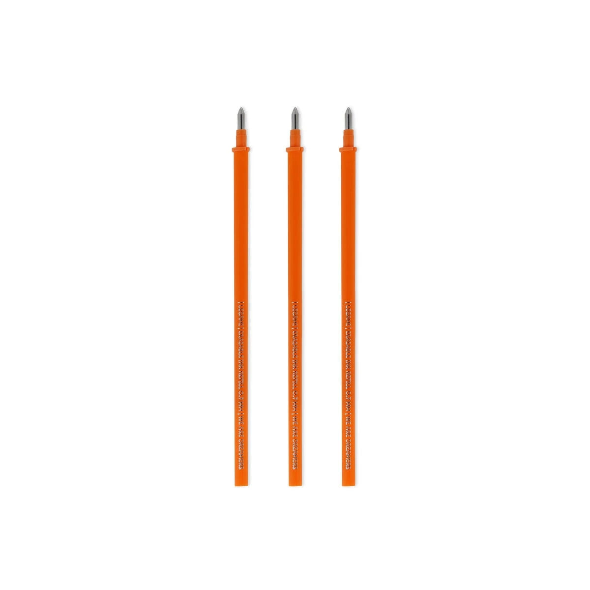 Erasable Orange Gel Pen Refills