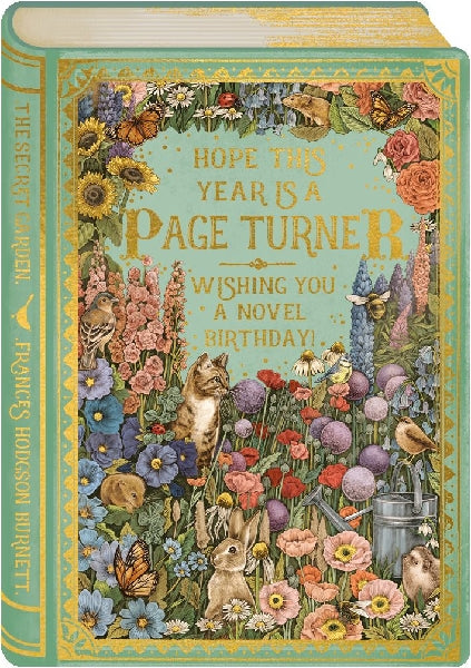Page Turner Story Book Birthday Card