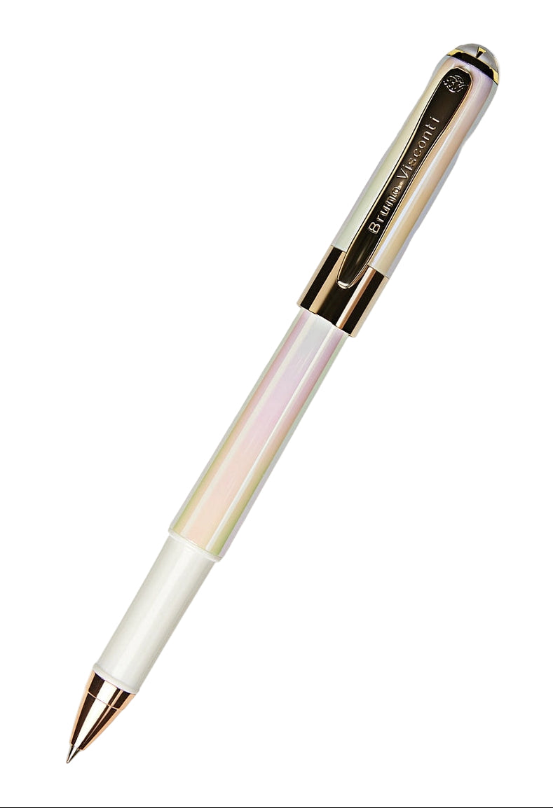 Bruno Visconti Monaco Pearlescent White Ballpoint Pen