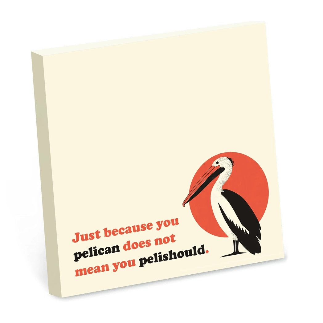 Pelican Sticky Notepad