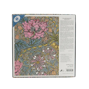 Muted colour, floral-patterned jigsaw puzzle box with 'paperblanks' branding on a white background.