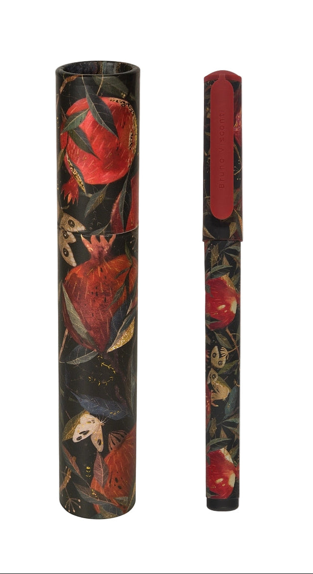 Bruno Visconti Lush Floral Pomegranate Ballpoint Pen