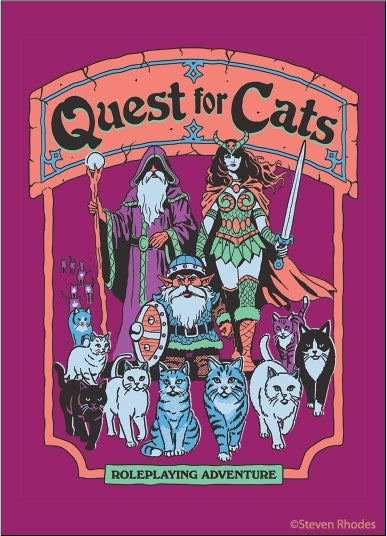Quest For Cats Magnet