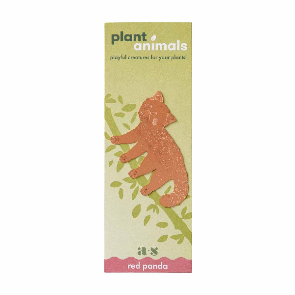 Red Panda Copper Houseplant Decoration