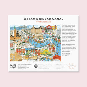 The Paperhood 1000 Piece Puzzle | Ottawa Rideau Canal