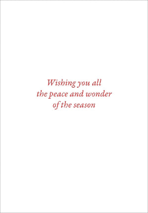 English Robins In Snow Mini Boxed Holiday Cards | Set of 20
