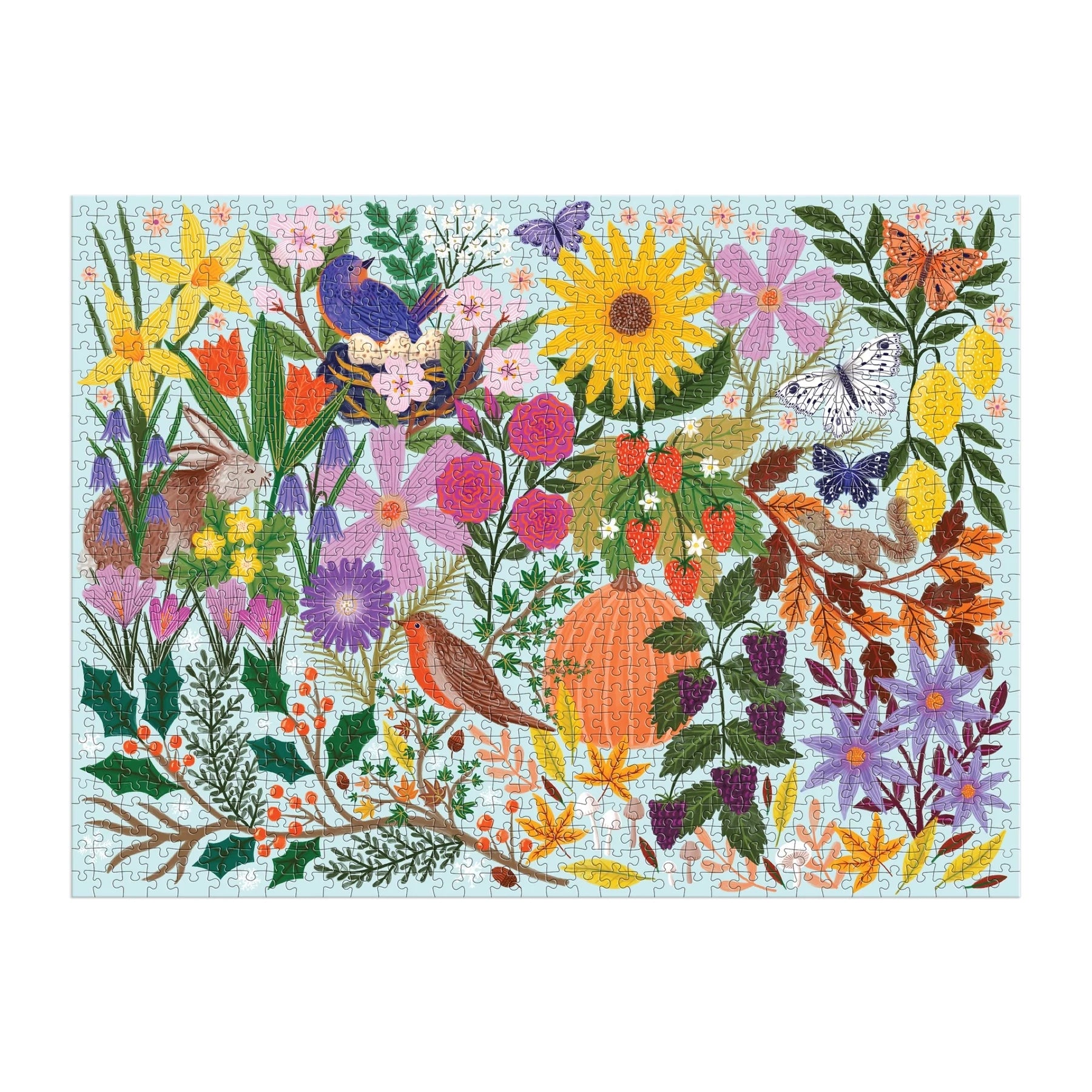 Galison 1000 Piece Puzzle | Seasons In Bloom